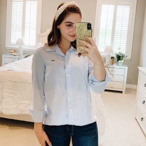 Baby blue Vineyards Vines button down